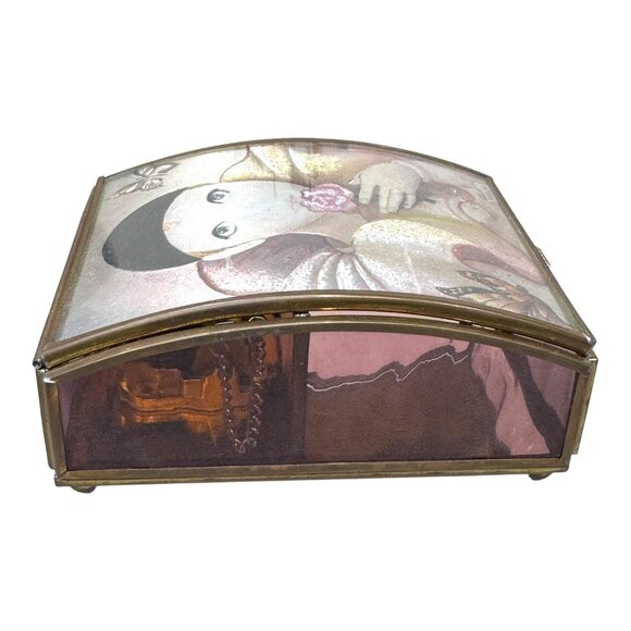 Handcrafted Via Vermont Music Box Through The Eyes Of Love Marilyn Ward Vintage - Picture 12 of 12